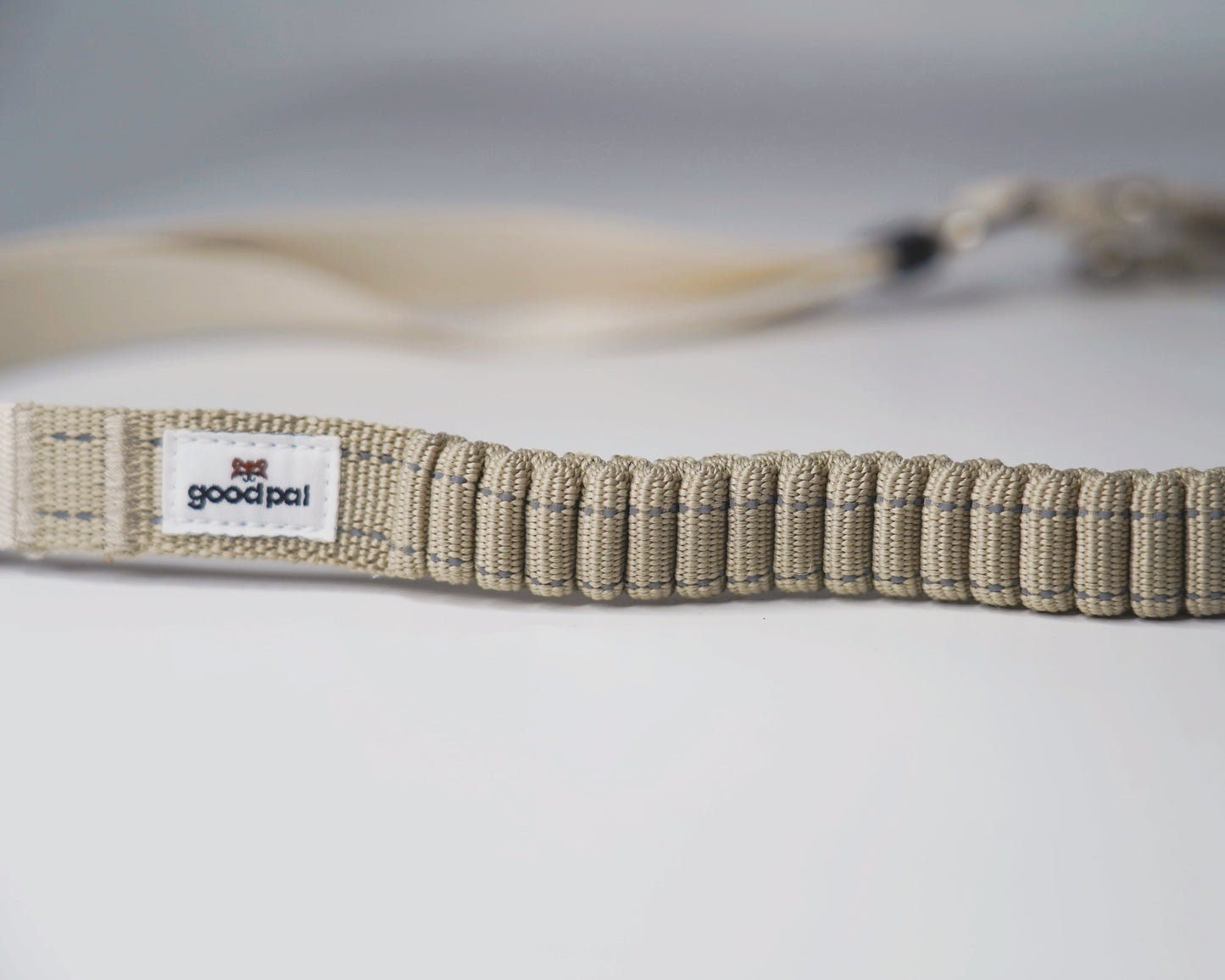 Eco-friendly Shock-absorbent Pet Leash in Oat and Olive