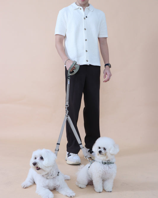 Eco-friendly Set B - Dual Dog Control Multi-Way Leash