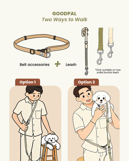Eco-friendly Set A - Wear It Waist & Crossbody Multi-Way Leash